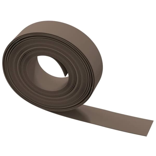 vidaXL græskanter 4 stk. 10 m 15 cm polyethylen brun -  Bedafgrænsning