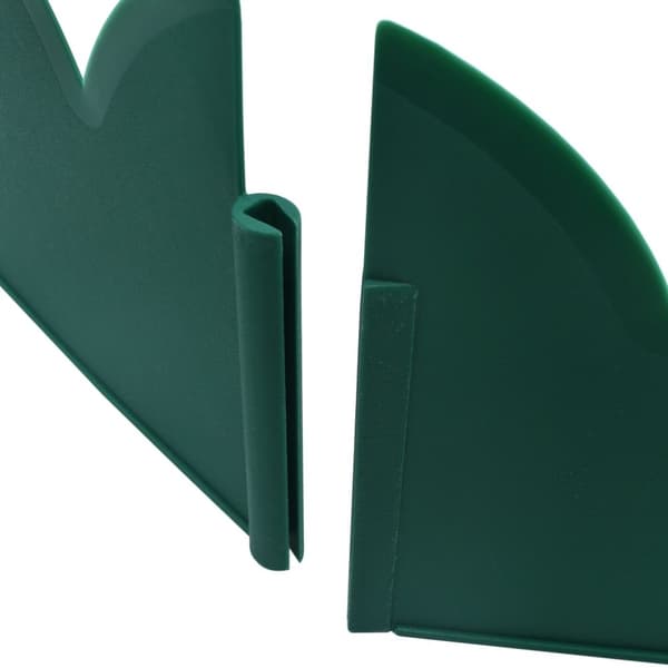 vidaXL Nurmikonreunukset 10 kpl vihreä 65x15 cm PP -  Puutarhan rajaajat & reunukset