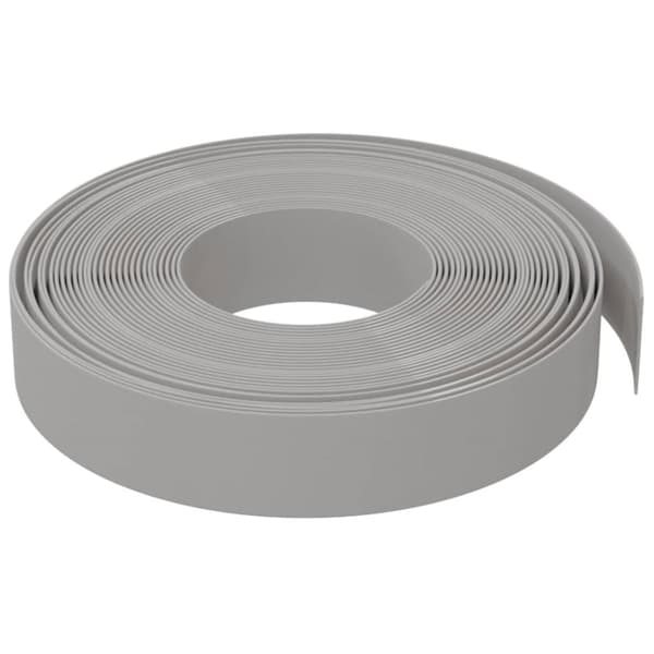 vidaXL græskanter 5 stk. 10 m 10 cm polyethylen grå - Bedafgrænsning