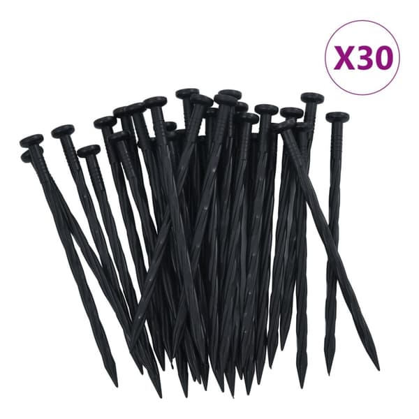 vidaXL Joustava nurmikonreunus 30 tappia 10 m 5 cm -  Puutarhan rajaajat & reunukset