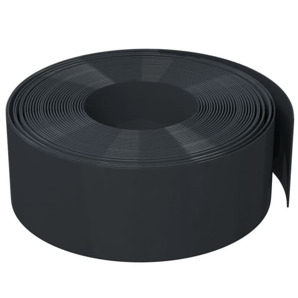 vidaXL græskant 10 m 20 cm polyethylen sort -  Bedafgrænsning