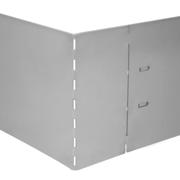 vidaXL fleksibel bedkant 5 stk. 100x14 cm galvaniseret stål -  Bedafgrænsning