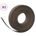 Pikkukuva 3 / 8: vidaXL Puutarhareunus 2 kpl ruskea 10 m 10 cm polyeteeni -  Puutarhan rajaajat & reunukset