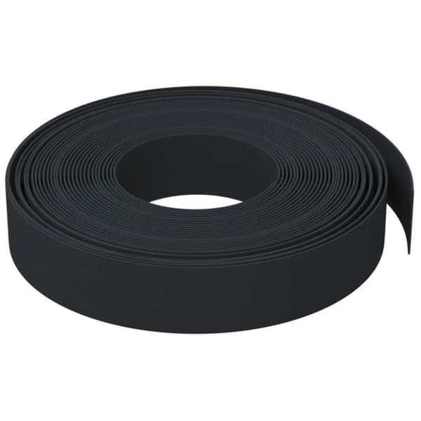 vidaXL græskant 10 m 10 cm polyethylen sort -  Bedafgrænsning