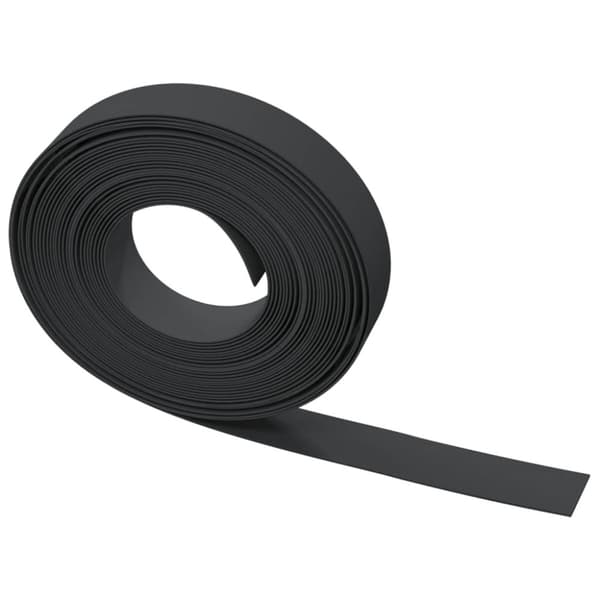 vidaXL græskant 10 m 10 cm polyethylen sort -  Bedafgrænsning