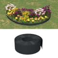 Miniatyrbillede 2 af 8: vidaXL græskanter 3 stk. 10 m 20 cm polyethylen sort -  Bedafgrænsning