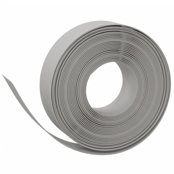 vidaXL græskanter 2 stk. 10 m 15 cm polyethylen grå -  Bedafgrænsning