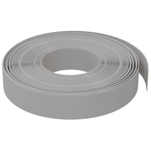 vidaXL græskanter 2 stk. 10 m 10 cm polyethylen grå -  Bedafgrænsning
