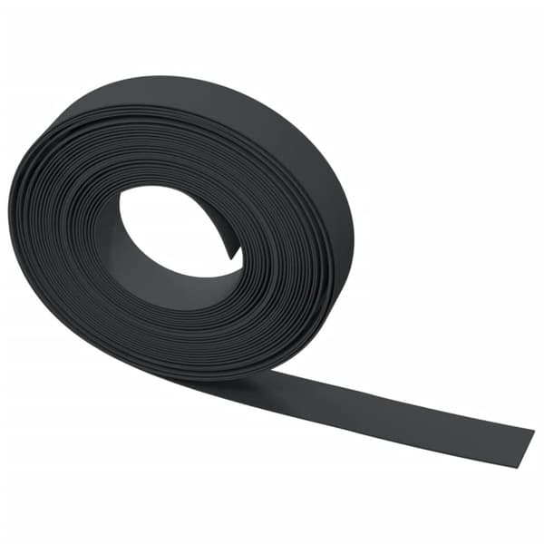 vidaXL græskanter 5 stk. 10 m 10 cm polyethylen sort -  Bedafgrænsning