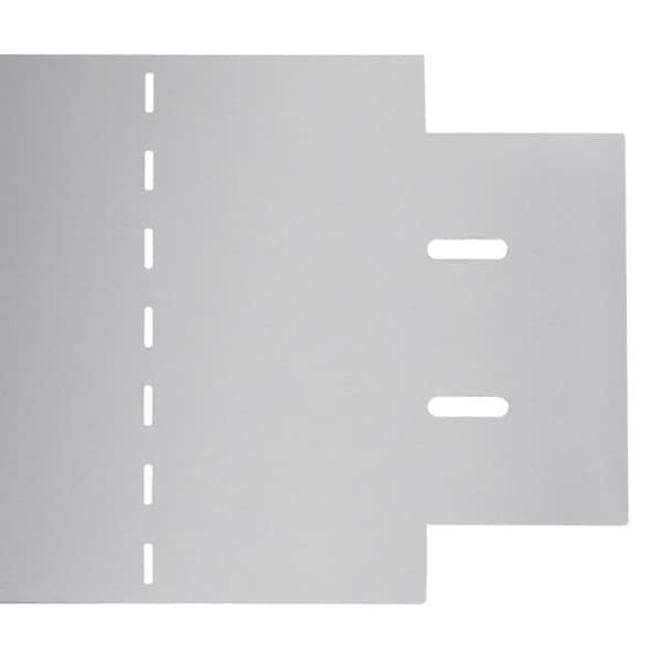 The Living Store havekanter 5 stk. galvaniseret stål 100 x 20 cm -  Bedafgrænsning
