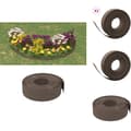 Pikkukuva 1 / 8: Puutarhan rajaajat & reunukset - Living Puutarhareunukset 2 kpl harmaa 10 m 15 cm polyeteeni