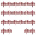 Miniatyrbillede 9 af 10: Bedhegn 17 stk. 10 m brun -  - Home & Living