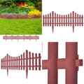 Miniatyrbillede 1 af 10: Bedhegn 17 stk. 10 m brun -  - Home & Living