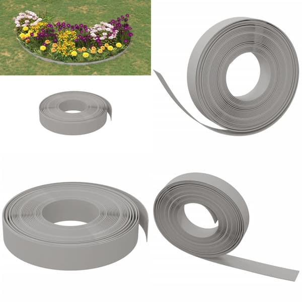 Græskant 10 m 10 cm polyethylen grå - Græskant - Græskanter - Home & Living