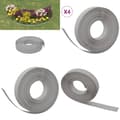 Pikkukuva 1 / 8: Puutarhareunukset 4 kpl harmaa 10 m 10 cm polyeteeni - Puutarhareunus - Puutarhareunukset - Home & Living