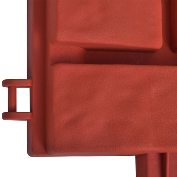 Trädgårdskant med tegel design 11 st - Trädgårdskant - Trädgårdskanter - Home & Living