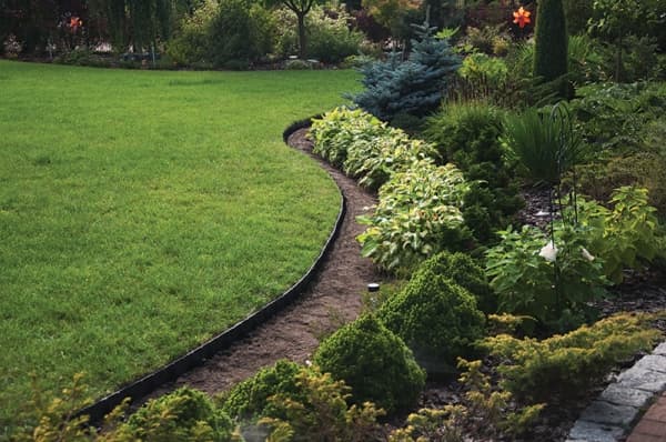 Set of 3 products. Lawn border set EASY BORDER 50mm, grafit