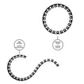 Miniatyrbilde 3 av 4: Set med 3 produkter. Plenkantsett EASY BORDER 40mm, grå