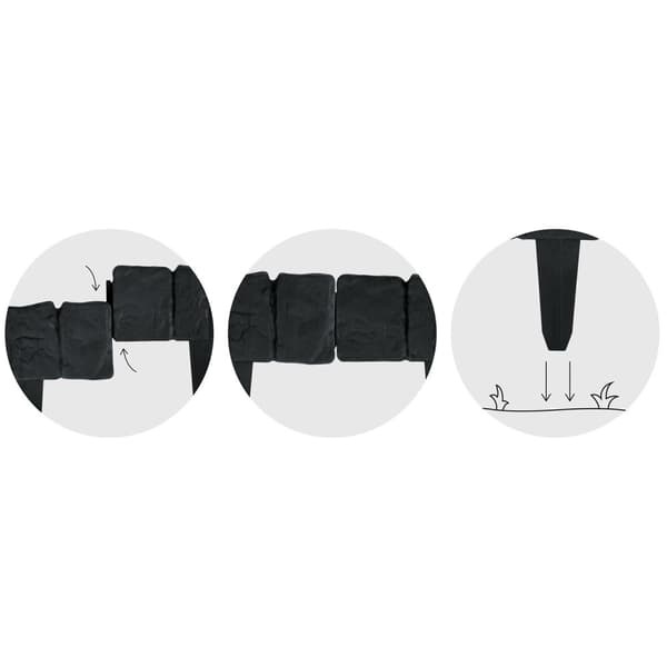 Plonos puutarhareunus 250 cm PL-962 antrasiitti