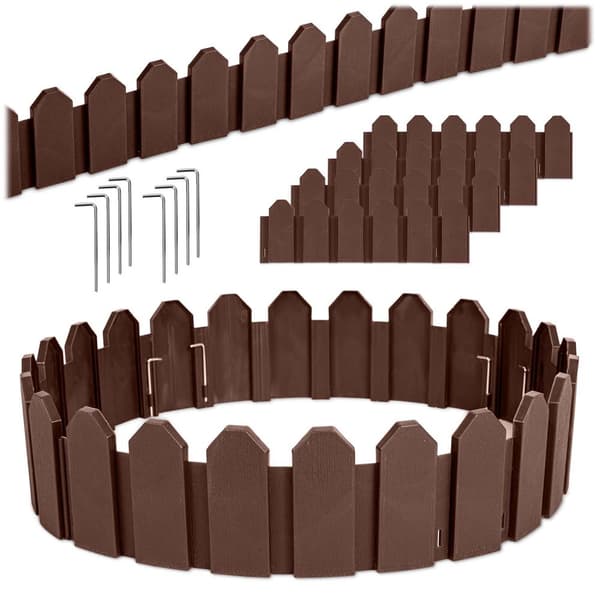 Plonos havekant 240 cm PL-960 brun
