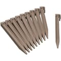 Pikkukuva 1 / 5: NATURE 10 puutarhan reunusankkurin pussi polypropeenista - K 26,7 x 1,9 x 1,8 cm - beige taupe
