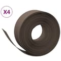 Miniatyrbild 2 av 2: Rabattkant brun 4 st 10 m 20 cm polyeten