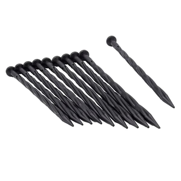 Nature Jordspett 10 st 20 cm svart