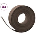 Miniatyrbild 2 av 2: Rabattkant brun 4 st 10 m 15 cm polyeten