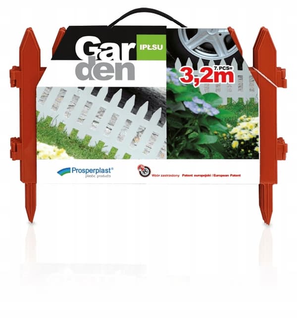 Plastikhegn 3,2 m terrakotta