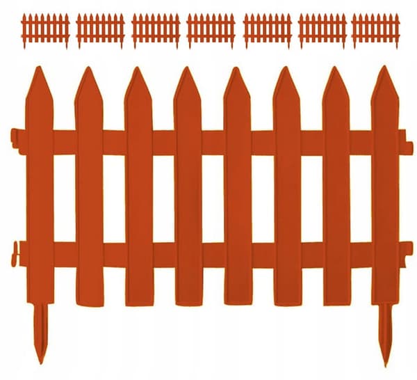 Plastikhegn 3,2 m terrakotta
