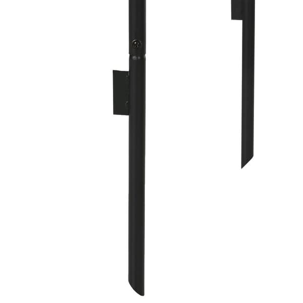 Rosetbue, 140x40x240 cm, Sort