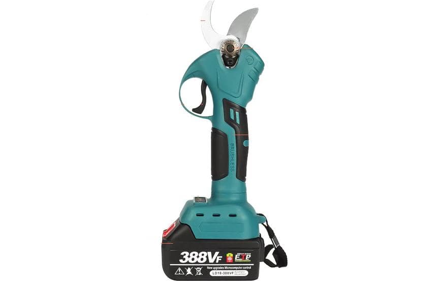 GX Battery Pruning Shear - Battery -Brech Scissors - Electric Tree Scissors - Garden Scissors - 21V - Skär diameter: 10/15/20/30 mm - Blue