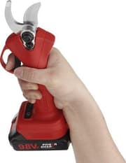 Kiwarm Pruning shears - Pruning shear - 30 mm - Anti -slip electric - with 2 battery - for cutting and pruning branches in fruit orchards - Red