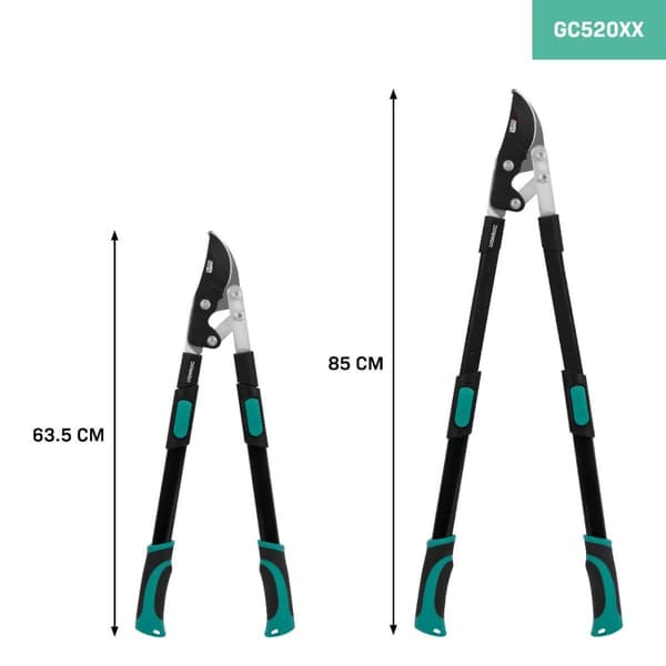 VONROC Grensaks - Teleskop | 63,5 - 85 cm| Til grene op til Ø25mm