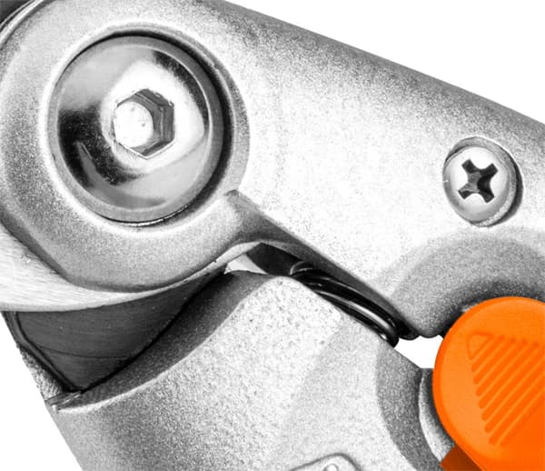 Städbeskärare 210 mm, räckvidd upp till 20 mm, aluminium, handtag täckt med TPR-gummi