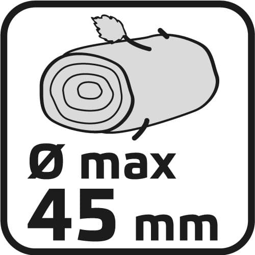 Teleskopisk ambolt grenbeskærer 670 mm, skærediameter 45 mm, aluminiumshåndtag