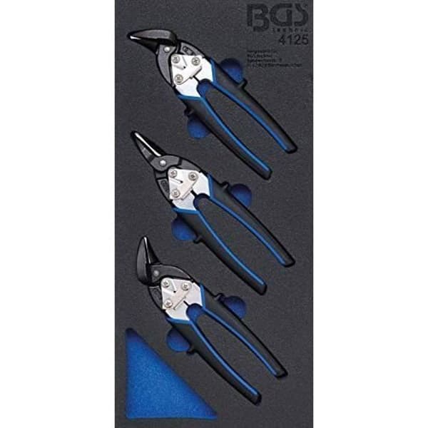 BGS 4125 Verktygsvagn Insats-Mini metallsax, flerfärgad