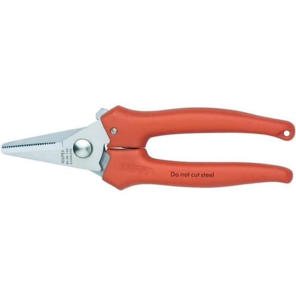 Universalsax - KNIPEX - 95 05 140 - Polerat huvud - Handtag täckta av plast genom extrudering