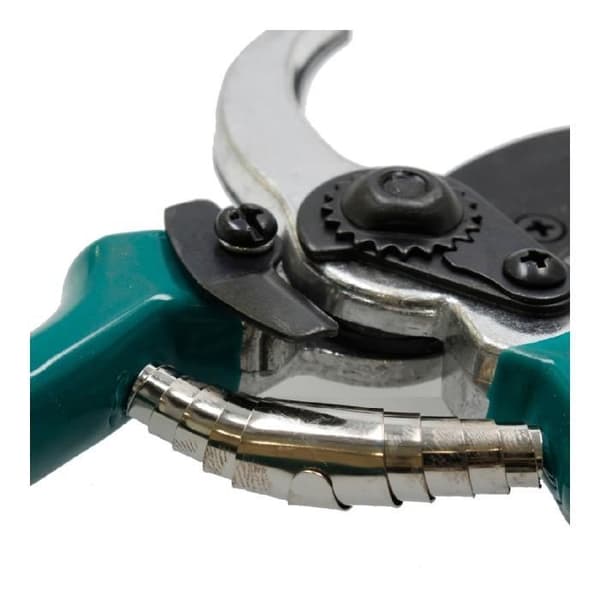 Handskar - Grön Inox - Trädgårdssax - Böjd blad - Ergonomisk - Säkerhetslås