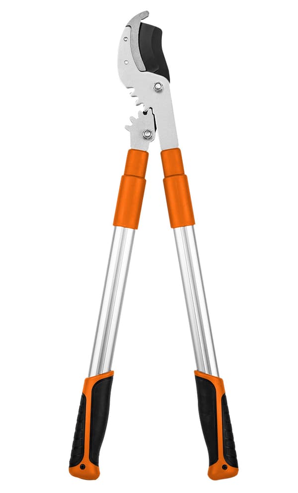 Alasin oksille 670 mm, kantama jopa 42 mm, vaihteisto lisää painevoimaa 40 %.