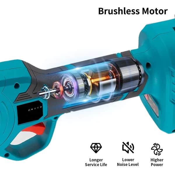 30 mm elektrisk beskärningssax med 2 batterier, 4 växlar, hög effektivitet, lätt att använda och bära