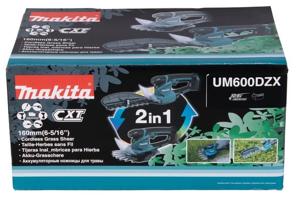 Makita UM600DZX akkuruohosakset musta, sininen 12 V