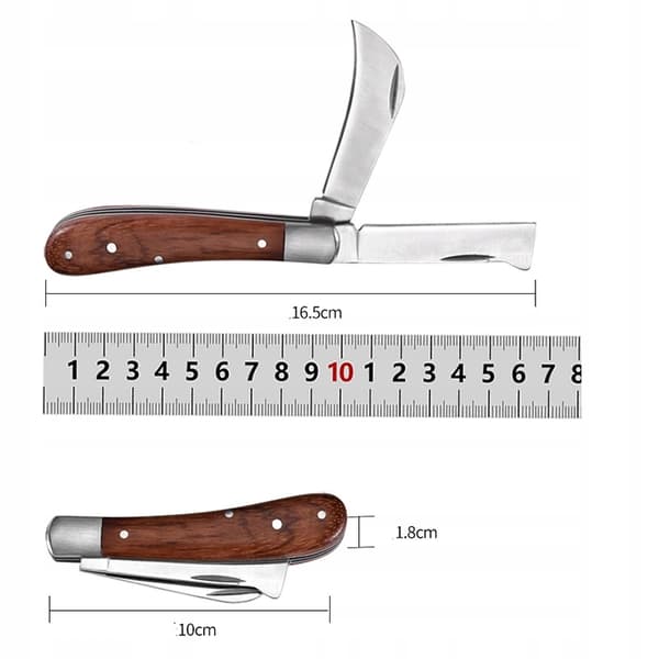 Kniv til GRAFT-planter SIERPAK OKULIZAK 2-i-1 til GRAFT Good STEEL