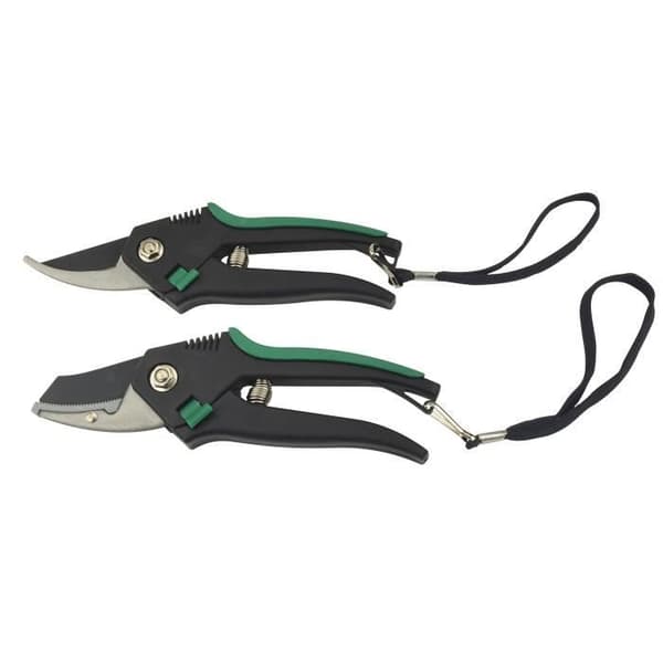 Sekatör - MANNESMANN - M63202 - Rostfritt stål - Halkfria handtag - Set om 2