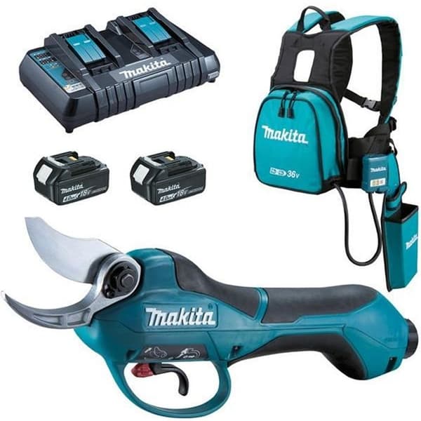 Sektionssåg - MAKITA - DUP361PM2 - 36V - 2 batterier 18V 4.0Ah - Snabbladdare DC18RD