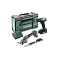Miniatyrbild 1 av 2: Metabo COMBO SET 2.2.5 18V (685186000) TRADDLÖSA MASKINER I SET SGS 18 LTX Q sladdlös grässax och BS 18 borrmaskin