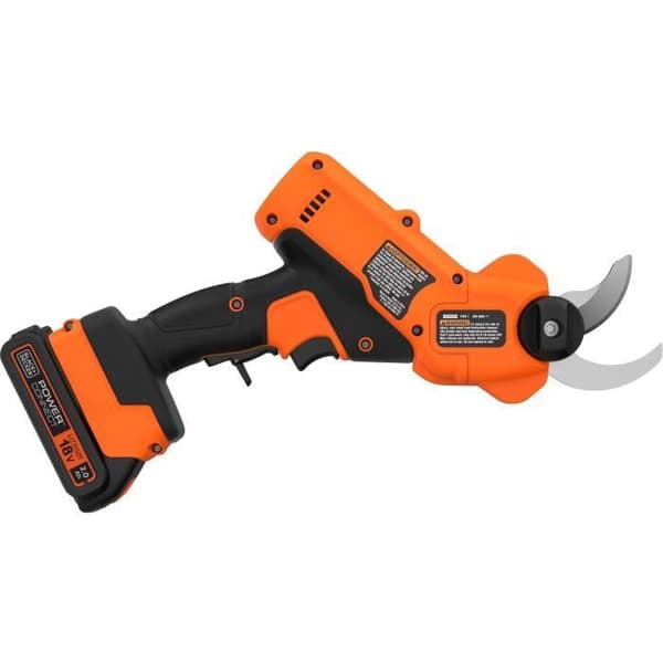 Akku-beskæresaks - BLACK+DECKER - BCPP18D1-QW - 18V 2Ah - Sort / Orange