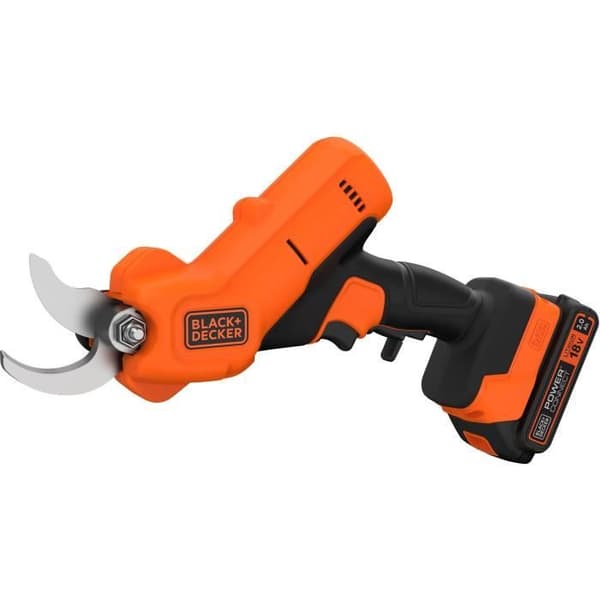 Akku-beskæresaks - BLACK+DECKER - BCPP18D1-QW - 18V 2Ah - Sort / Orange