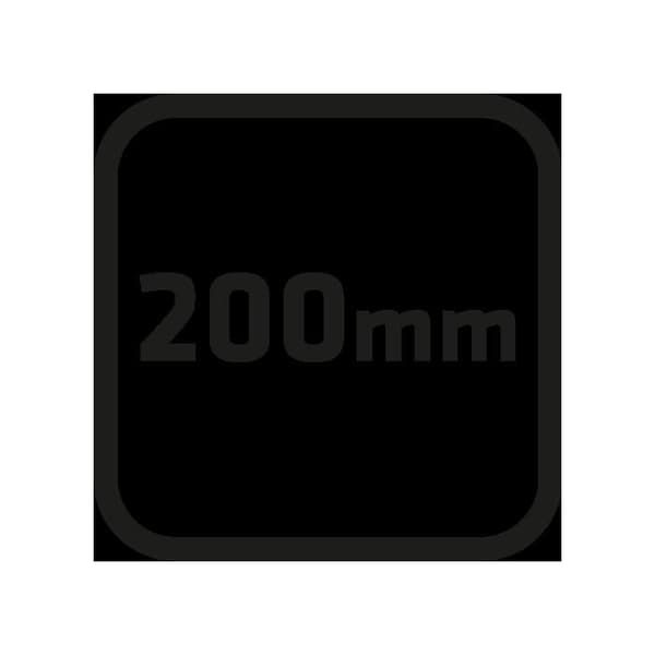 Grundläggande trädgårdssax 200 mm, skärdiameter 10 mm