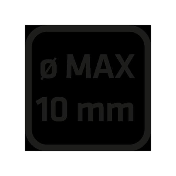 Grundläggande trädgårdssax 200 mm, skärdiameter 10 mm